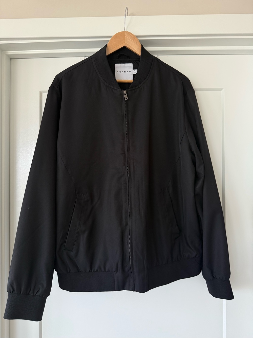 Topman Black Bomber Jacket